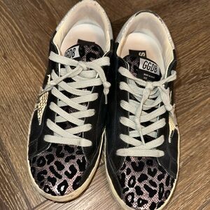 Golden Goose 
Superstar Python & Leopard Print Sneaker
Women’s Size 8